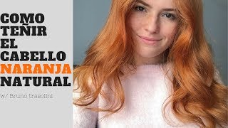 Como teñir un tono cobrizo naranja  Gaby [upl. by Cohl]