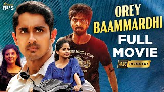 Orey Baammardhi Latest Full Movie 4K  Siddharth  GV Prakash  Kannada Dubbed  Mango Indian Films [upl. by Hiroko156]