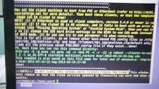 Clonezilla Server Multicast Restoration part 1 [upl. by Eerahs]