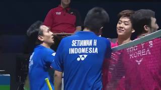 THROWBACK HIGHLIGHT  AhsanSetiawan VS Lee yong DaeYoo Yeon Seong [upl. by Caine]