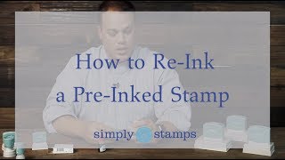 How To Reink a Preinked Stamp [upl. by Evangelina552]