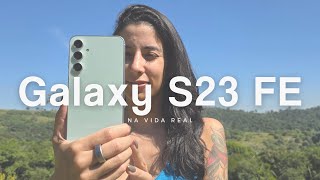 Samsung GALAXY S23 FE na vida real vlog [upl. by Eartnoed]