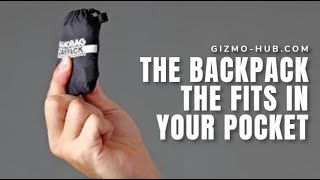 NANOBAG DAYPACK  THE BACKPACK THAT FITS IN YOUR POCKET  Kickstarter  GizmoHubcom [upl. by Reine]