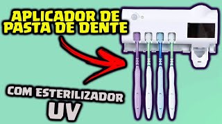 TESTANDO PORTA ESCOVAS DE DENTE ESTERILIZADOR UV ‹SHOPEE› [upl. by Delaryd]