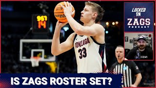 Is the Gonzaga Bulldogs roster set for 202324  Starting lineup and 8man rotation predictions [upl. by Terchie]