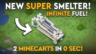 Minecraft Super Smelter Tutorial  FASTER 0Sec  23000 PERH [upl. by Salomie]