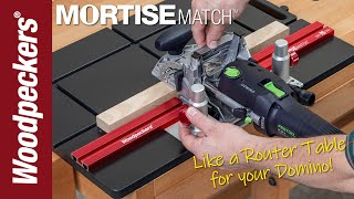 MortiseMatch™  Woodpeckers Woodworking Tools [upl. by Llednek]