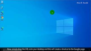 How to add a Google shortcut to your Desktop [upl. by Esirahs]