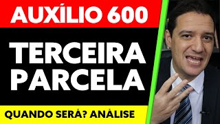 3 PARCELA DO AUXÃLIO EMERGENCIAL 600 REAIS QUANDO SERÃ A TERCEIRA PARCELA DO AUXÃLIO [upl. by Harbert]