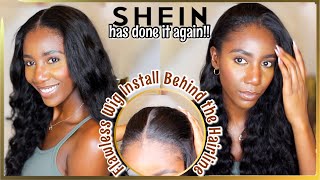 SHEIN BOGO SALE  Wig Install Behind Hairline So Natural Loose Deep Closure Wig  Simply Subrena [upl. by Tera]