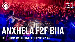 Rotterdam Rave Festival Afterparty 2024 x Face 2 Face  Anxhela F2F BIIA [upl. by Adnorehs]