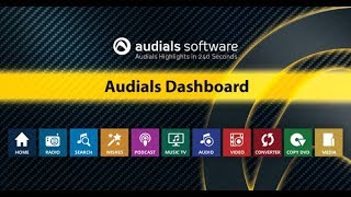 Audials 2018 in 240 Seconds Audials Dashboard [upl. by Yraht]