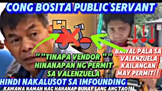 TINAPA VENDOR HINDI NAKA LUSOT SA VALENZUELA IMPOUNDING HINAHANAPAN NG BUSSINES PERMIT😢😢CONG BOSITA [upl. by Acireh]