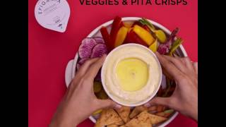 EpigamiaRecipes Hummus with Veggies and Pita [upl. by Llewon750]