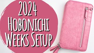 2024 Hobonichi Weeks Setup  Wallet Planner [upl. by Silisav]