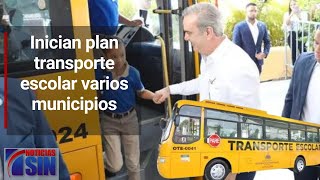 Inician plan transporte escolar varios municipios [upl. by Ebsen]