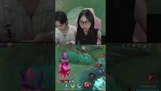 mami meyden lagi baca komen di sela papi 🤣 meyden mobilelegends reels [upl. by Annahpos]