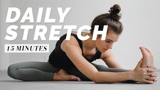 15 Min Full Body Stretch  Daily Routine for Flexibility Mobility amp Relaxation  DAY 7 [upl. by Ybroc]