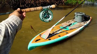 Fly Fishing Florida Flats on a Paddleboard [upl. by Varian]