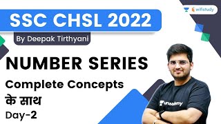 Number Series  Reasoning  SSC CHSL 2022  wifistudy  Deepak Tirthyani [upl. by Yasdnyl721]