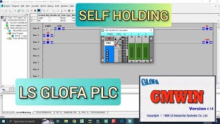 GMWIN  Basic self holding LS Glofa PLC With Simulation  introduction LS Glofa PLC [upl. by Eile]