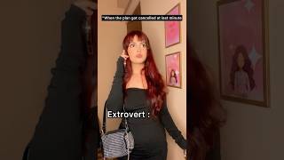 Extrovert vs introvert relateablecontent comedy funnyvideo ytshortsviral contentcreator [upl. by Nnyltiac]