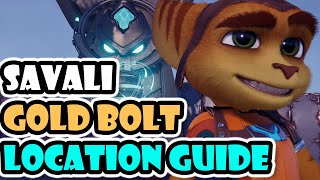 Ratchet and Clank Rift Apart Savali All Gold Bolt Locations [upl. by Willms]