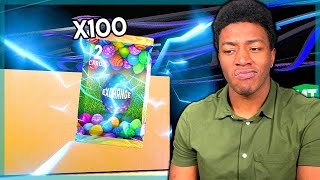 I OPENED 100 EASTER PACKS AND THIS HAPPENEDNBA 2k22 MyTEAM [upl. by Adnarym]