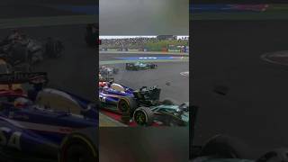 Lance Stroll Daniel Ricciardo Crash  2024 Chinese Grand Prix [upl. by Nosaj926]