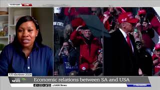 US Elections  Economic relations between SA and USA [upl. by Whyte]