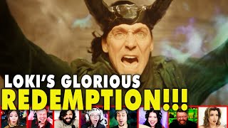 Reactors Reaction To Seeing Loki Become The God Of Stories On Episode 6 Of Loki  Mixed Reactions [upl. by Eardnaed292]