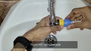 How to connect tap adapter for washing machine  Tricks you need to know [upl. by Vidda780]