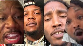 BRICC BABY CRASH OUTGOES IN ON SNOOPY BADAZZ WACK 100 REACTS TO ROWDY REBEL DISSING La HOOVERS [upl. by Havard]