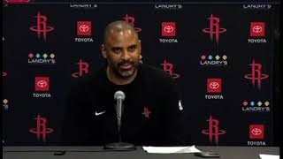 Houston Rockets Postgame Ime Udoka talks back to back wins [upl. by Felic960]