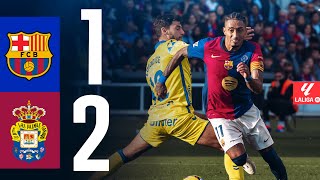 FC BARCELONA 1 vs 2 LAS PALMAS  LALIGA 202425 MD15 [upl. by Line724]