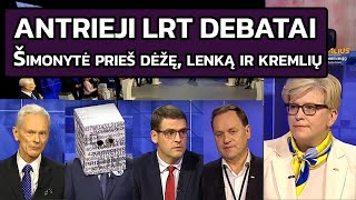 ANTRIEJI LRT DEBATAI  Šimonytė prieš dėžę lenką ir kremlių 🤡  Karalius Reaguoja [upl. by Hen]