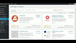 How to install Buddypress in the admin panel by Soft Solutions4U [upl. by Onailil]