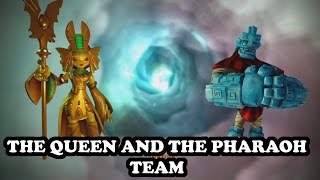 Skylanders Imaginators  Golden Queen amp Grave Clobber GAMEPLAY  THE QUEEN AND THE PHARAOH TEAM [upl. by Montagna247]