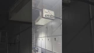 voltas ductable ac installation  voltas  11 tr ductable ac installation hvac short shorts [upl. by Lud]