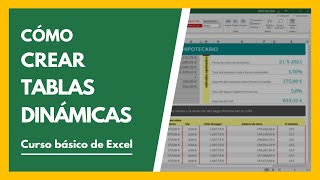 Cómo hacer TABLAS DINÁMICAS en Excel ✅ Explicado súper fácil 👩‍🏫 Tutorial Principiantes [upl. by Pollack]