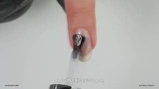 Natural French Nails  CND™ PLEXIGEL Color Builder [upl. by Kafka267]