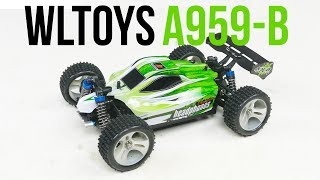 WLTOYS A959B 118 Scale 4WD 70KMh Buggy RC Car [upl. by Nrobyalc]