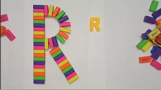 Alphabet R 🐰 by Colourful Erasers [upl. by Bor]