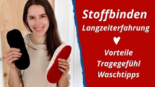 Stoffbinden amp waschbare Slipeinlagen Langzeiterfahrung Vorteile Tragegefühl und Waschen [upl. by Ehsom]