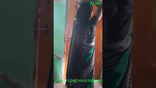 Sunitha loose LONG hair brushingamp Braiding [upl. by Nirmak597]