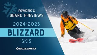 20242025 Blizzard Skis Preview  Powder7 [upl. by Ahsitra]