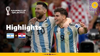 MESSI MAGIC amp ALVAREZ SOLO GOAL  Argentina v Croatia  SemiFinal  FIFA World Cup Qatar 2022 [upl. by Marysa]