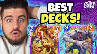 The BEST DECKS To CLIMB In MARVEL SNAP  KMB Top Infinite Decks 110324 November We Are Venom SZN [upl. by Tootsie]