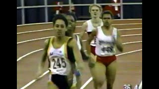 Womens 400m  1989 NCAA Indoor Championships [upl. by Metabel538]