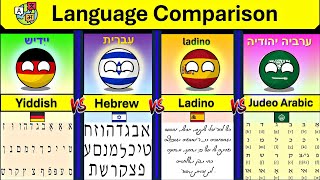 Hebrew Vs Yiddish Vs Ladino VS Judeo Arabic  Jewish Languages Comparison Yiddish and Hebrew [upl. by Nednerb]